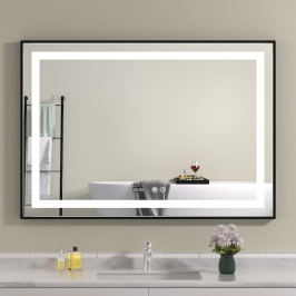 Oglinda baie led cu led si dezaburire 100x70
