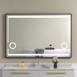 Oglinda baie cu lupa 120x80...