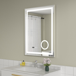 Oglinda baie 60x80 led cu...