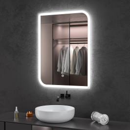Oglinda baie led 60x80 cu...