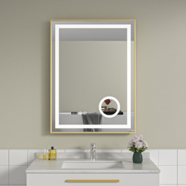 Oglinda baie 60x80 led cu...