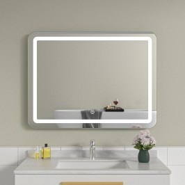 Oglinda baie led 80x60. Control touch