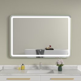 Oglinda baie led 100x70. Control touch