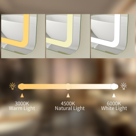 Oglinda baie led 160x80, functie dezaburire, control touch