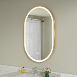Oglinda baie led 60x100 cu...