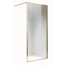 Paravan baie auriu 80x190 gem 8 mm