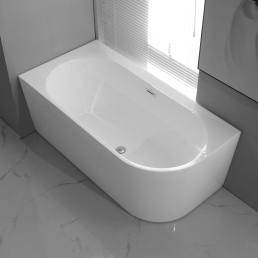 Cada freestanding pe colt stanga Linea 150x75x58