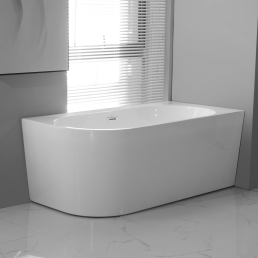 Cada freestanding pe colt dreapta Linea 150x75x58
