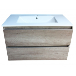 Mobilier de baie maro 80x50